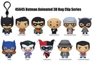 BATMAN: LA SERIE ANIMADA 3D COLGANTES PELUCHE SERIES 1