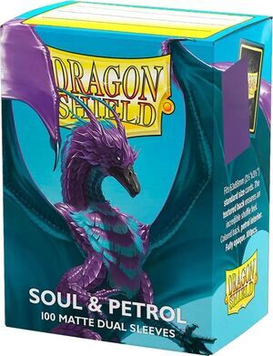 Portada de DRAGON SHIELD FUNDAS STANDARD MATTE SOUL & PETROL (100 UNIDADES)