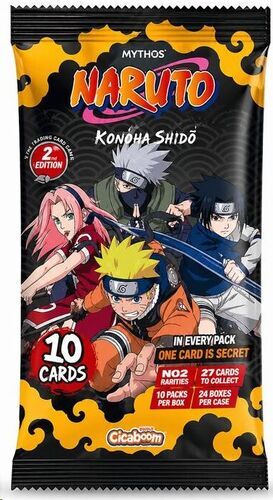 Portada de NARUTO MYTHOS TCG FIRST SET 2ND EDITION BOOSTER (INGL�S)
