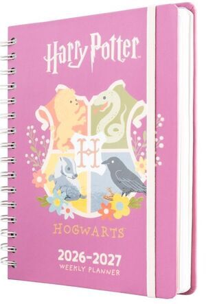 HARRY POTTER AGENDA ESCOLAR 2026/2027 SEMANA VISTA A5 12 MESES