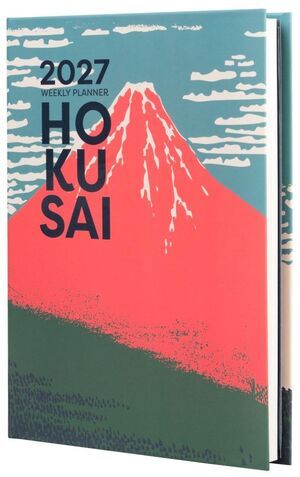Portada de HOKUSAI AGENDA ESCOLAR 2026/2027 SEMANA VISTA A5 CON LOMO 17 MESES