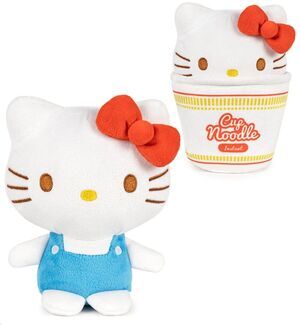 Portada de HELLO KITTY & FRIENDS PELUCHE KITTY CUP NOODLES 16 CM