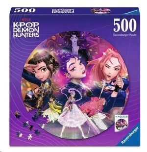 KPOP DEMON HUNTERS PUZZLE 500 PIEZAS