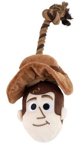 Portada de TOY STORY PELUCHE CUERDA DENTAL PARA PERRO CABEZA WOODY