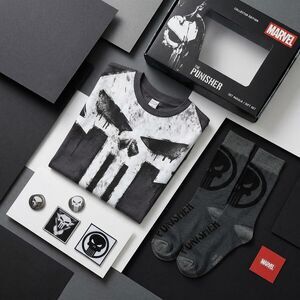 Portada de MARVEL THE PUNISHER SET REGALO CON CAMISETA TALLA L
