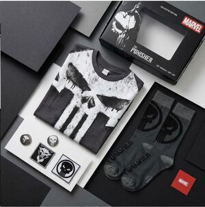 Portada de MARVEL THE PUNISHER SET REGALO CON CAMISETA TALLA M