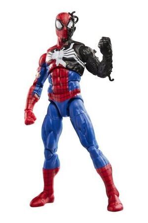 Portada de SECRET WARS MARVEL LEGENDS FIGURA SPIDER-MAN (ALIEN COSTUME) 15CM