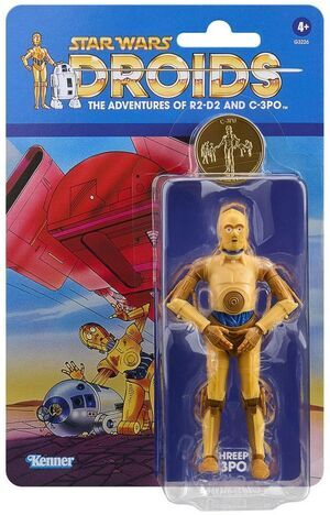 Portada de STAR WARS: DROIDS THE BLACK SERIES FIGURA SEE-THREEPIO (C-3PO) 15 CM
