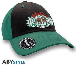 Portada de RICK Y MORTY GORRA NEGRA Y VERDE RICK & MORTY