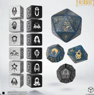 Portada de EL HOBBIT SET DE DADOS AETHER VALE