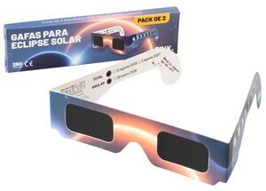 GAFAS ECLIPSE SOLAR HOMOLOGADAS PACK DE 2
