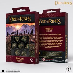 EL SE�OR DE LOS ANILLOS SET DE DADOS ROHAN 