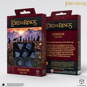 EL SE�OR DE LOS ANILLOS SET DE DADOS GONDOR