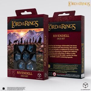Portada de EL SE�OR DE LOS ANILLOS SET DE DADOS RIVENDELL WATER