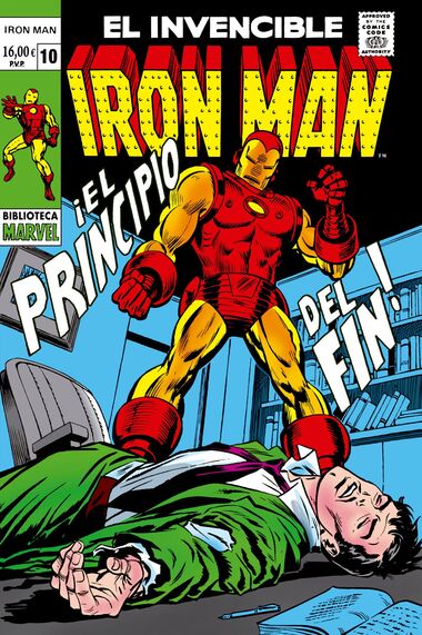 Portada de BIBLIOTECA MARVEL #132. EL INVENCIBLE IRON MAN 10