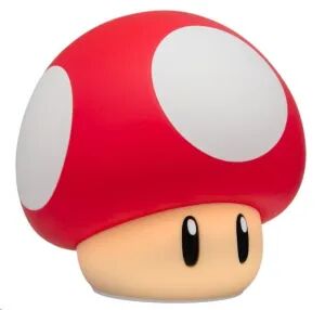 SUPER MARIO SQUISHYGLO L�MPARA SUPER MUSHROOM RECHARGEABLE 15 CM