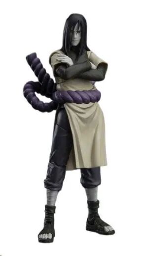 Portada de NARUTO SHFIGUARTS OROCHIMARU BUSCADOR DE LA INMORTALIDAD REEDICIÓN 15 CM