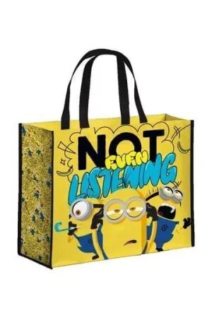 Portada de MINIONS BOLSA DE LA COMPRA NOT LISTENING