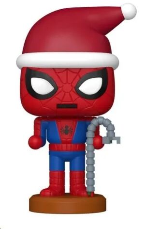 Portada de MARVEL FIGURA POP! VINYL SPIDERMAN NAVIDAD CASCANUECES