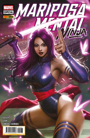 Portada de LEYENDAS DE LA PATRULLA-X #23. MARIPOSA MENTAL: NINJA