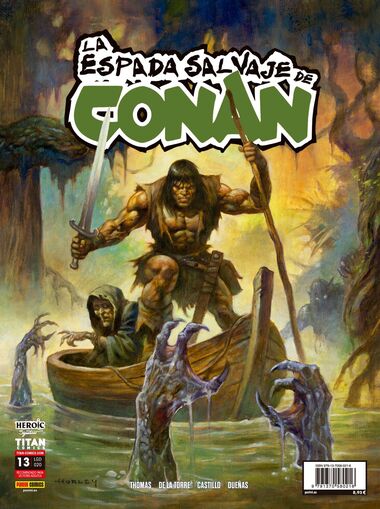 Portada de LA ESPADA SALVAJE DE CONAN #13 (RÚSTICA)