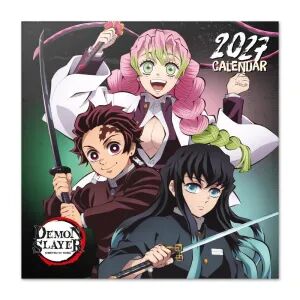 Portada de CALENDARIO 2027 30X30 DEMON SLAYER SWORDSMITH VILLAGE