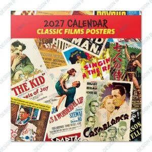 Portada de CALENDARIO 2027 30X30 CLÁSICOS DEL CINE