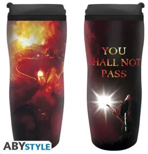 EL SE�OR DE LOS ANILLOS TAZA DE VIAJE YOU SHALL NOT PASS