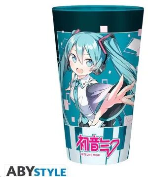 HATSUNE MIKU VASO 400ML CIUDAD MUSICAL