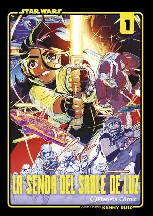 Portada de STAR WARS. LA SENDA DEL SABLE DE LUZ #01 (MANGA)
