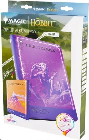 Portada de GAMEGENIC MAGIC THE HOBBIT �LBUM ZIP-UP 18-POCKET GOLUM/LONELY MOUNT