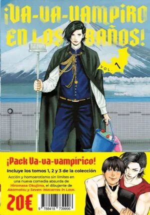 Portada de PACK VAMPIRICO �VA-VA-VAMPIRO EN LOS BA�OS! VOL. 1; 2 Y 3