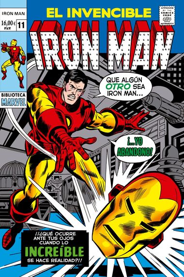 Portada de BIBLIOTECA MARVEL 137 EL INVENCIBLE IRON MAN 11