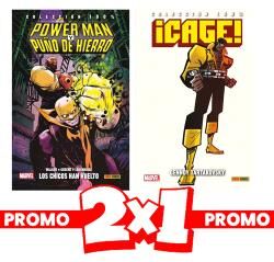 Portada de 2X1 �CAGE! DE GENNDY TARTAKOVSKY Y POWER MAN Y PU�O DE HIERRO 01. LOS CHICOS HAN VUELTO A LA CIUDAD