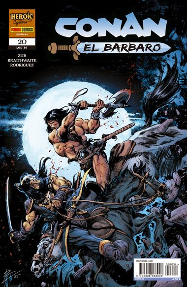 Portada de CONAN EL BARBARO 20