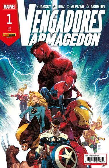 Portada de VENGADORES. ARMAGEDON 01 DE 05