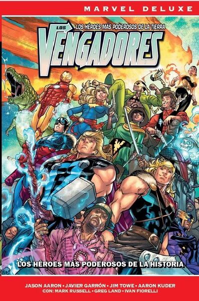 Portada de LOS VENGADORES DE JASON AARON 07 (MARVEL NOW! DELUXE)