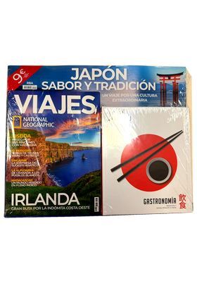 Portada de PACK COLECCION JAPON 01 :GASTRONOMIA + REVISTA VIAJES IRLANDA