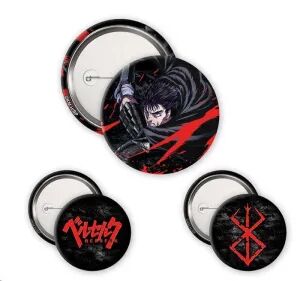 Portada de BERSERK PAQUETE DE CHAPAS AGALLAS