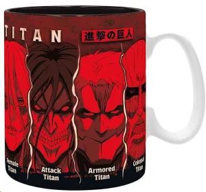 Portada de ATAQUE A LOS TITANES - TAZA - 460 ML - LOS TITANES