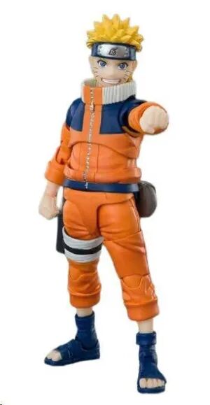 Portada de NARUTO FIGURA S.H.FIGUARTS NARUTO UZUMAKI EL NINJA MAS IMPREDECIBLE REENDICION 15 CM