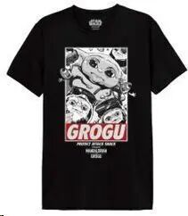 Portada de STAR WARS THE MANDALORIAN CAMISETA  GROGU T  - L