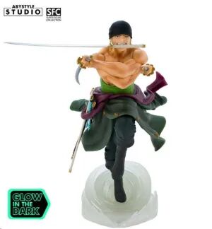 Portada de ONE PIECE ESTATUA ZORO BRILLA EN LA OSCURIDAD 18 CM