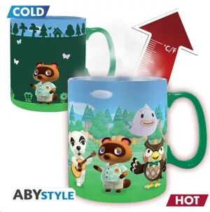 Portada de ANIMAL CROSSING TAZA SENSITIVA AL CALOR 460 ML ISLAND WELCOME CARDBOARD