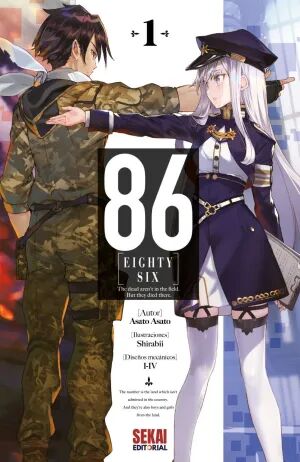 Portada de 86 -EIGHTY SIX- #01