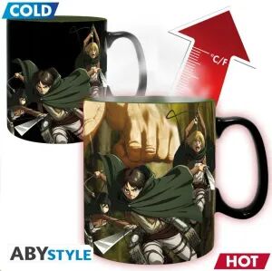 Portada de ATAQUE A LOS TITANES TAZA SENSITIVA AL 460ML TITAN S3