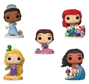 Portada de DISNEY PACK DE 5 FIGURAS POP! VINYL DISNEY PRINCESS 9 CM