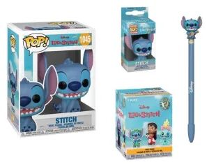 Portada de LILO & STITCH PACK DE 4 FIGURAS POP! VINYL STITCH BUNDLE 9 CM