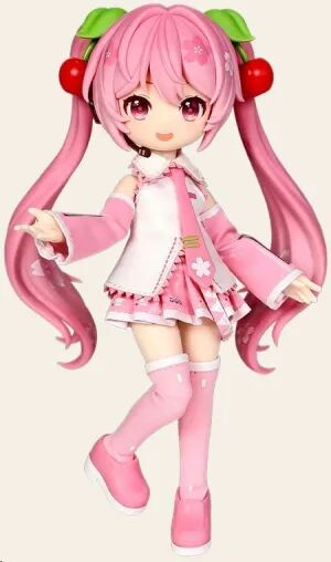 Portada de HATSUNE MIKU FIGURA DAALAMODE SERIES: SAKURA MIKU