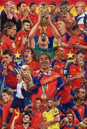 Portada de POSTER JUGADORES MUNDIALES ESPAÑA MORALES DE LOS RIOS